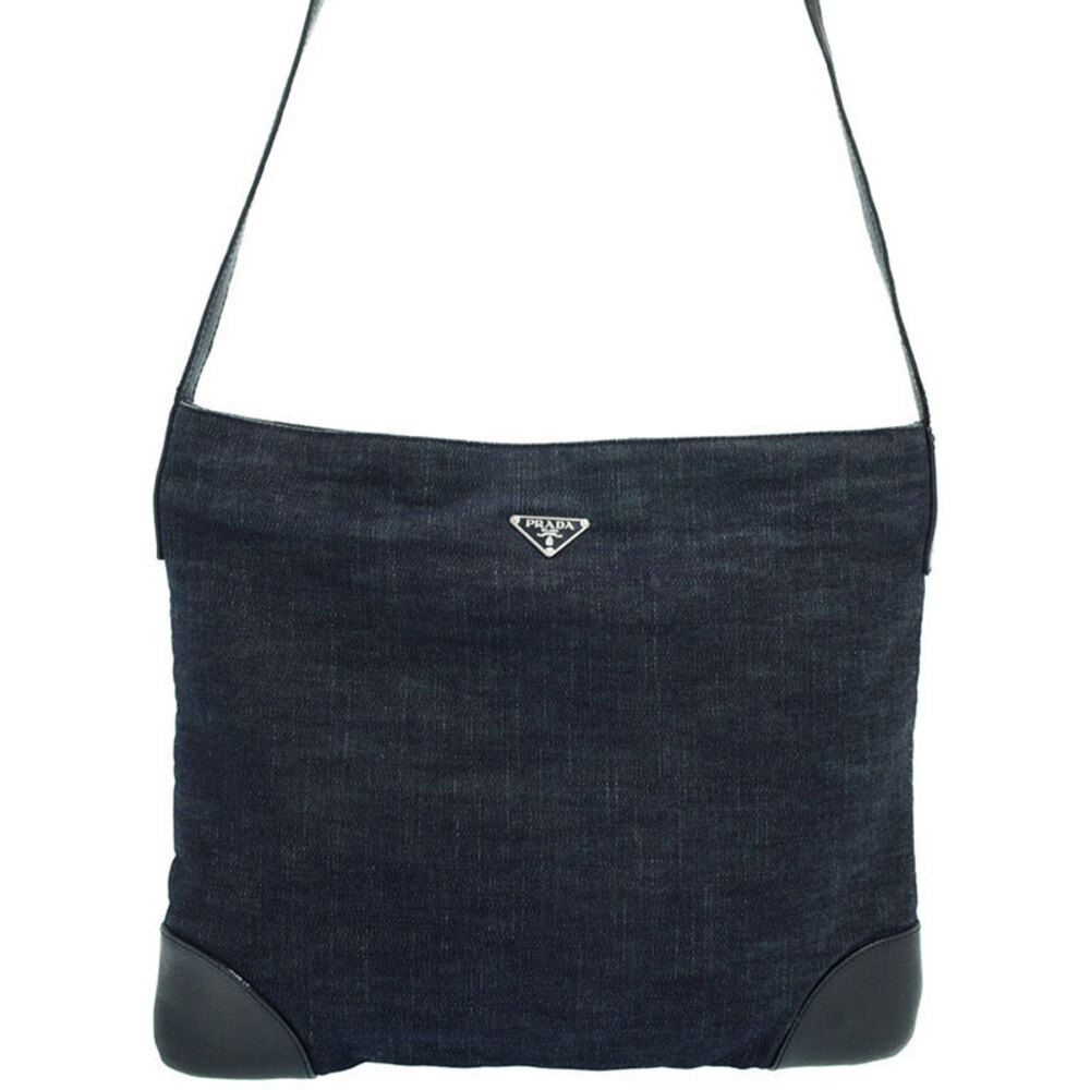 Prada Denim Shoulder Bag